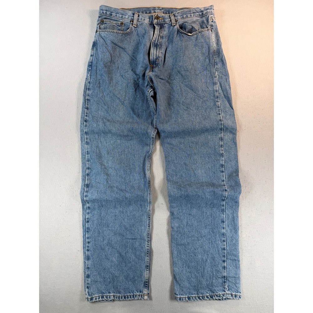 90s Polo Jeans Co Ralph Lauren Mens 36x32 Blue Denim Easy Fit Straight Leg Jeans